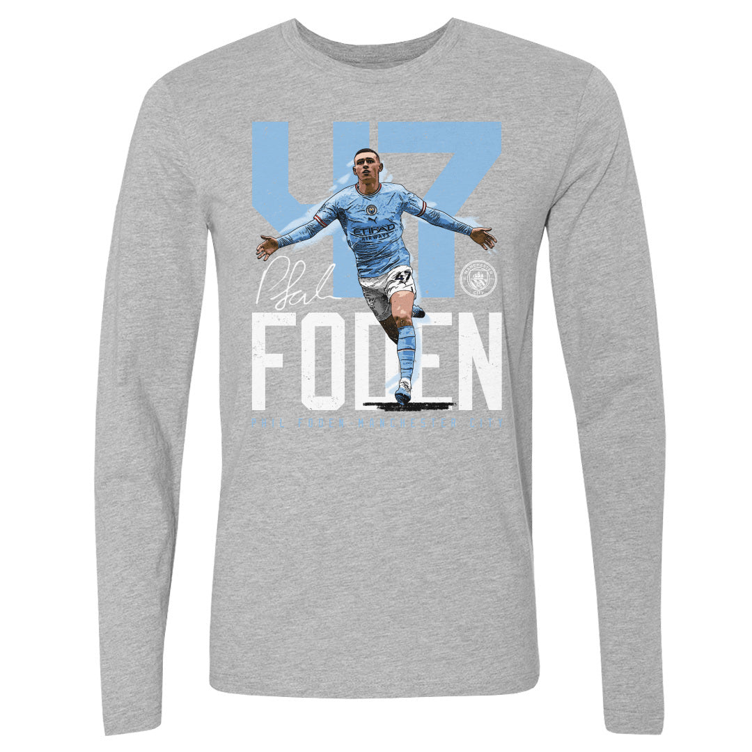 Phil Foden Men's Long Sleeve T-Shirt | 500 LEVEL