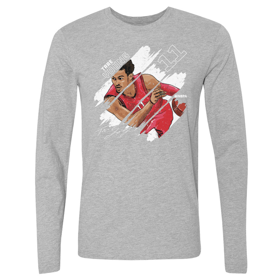 Trae Young Men's Long Sleeve T-Shirt | 500 LEVEL