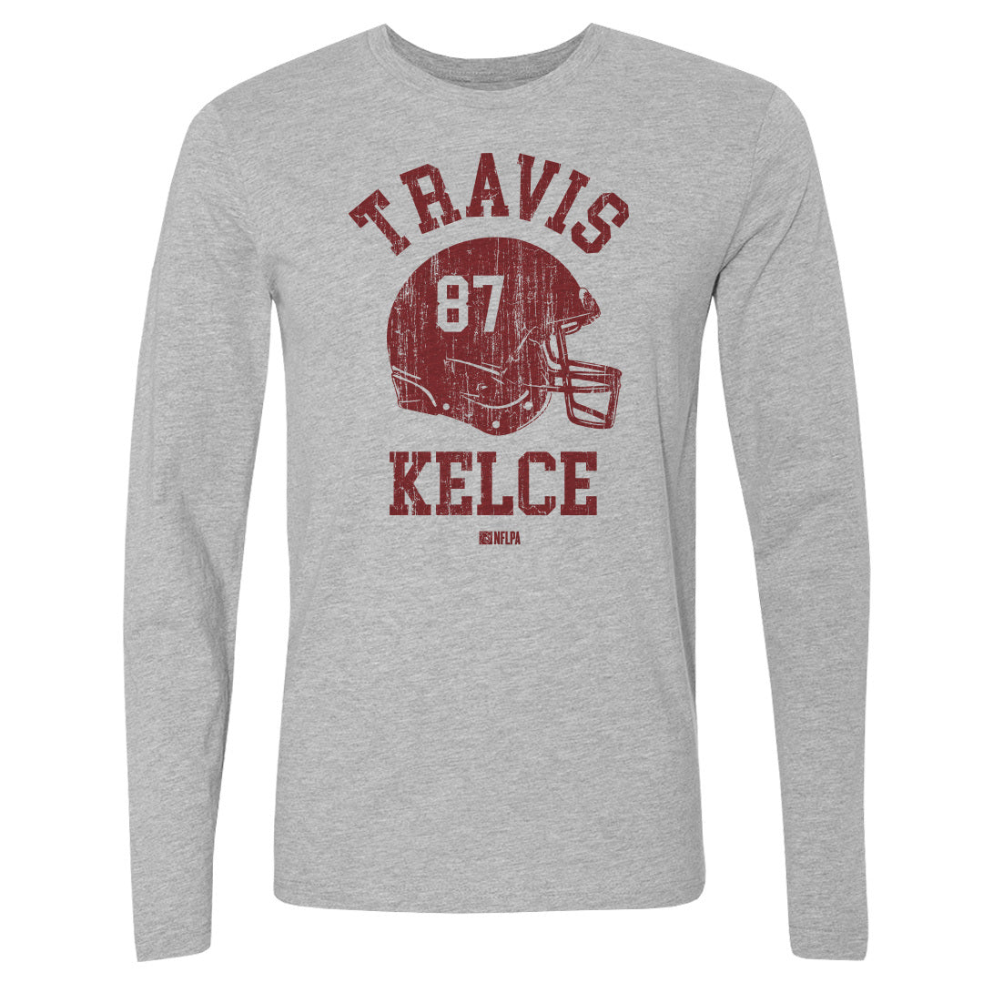 Travis Kelce Men's Long Sleeve T-Shirt | 500 LEVEL