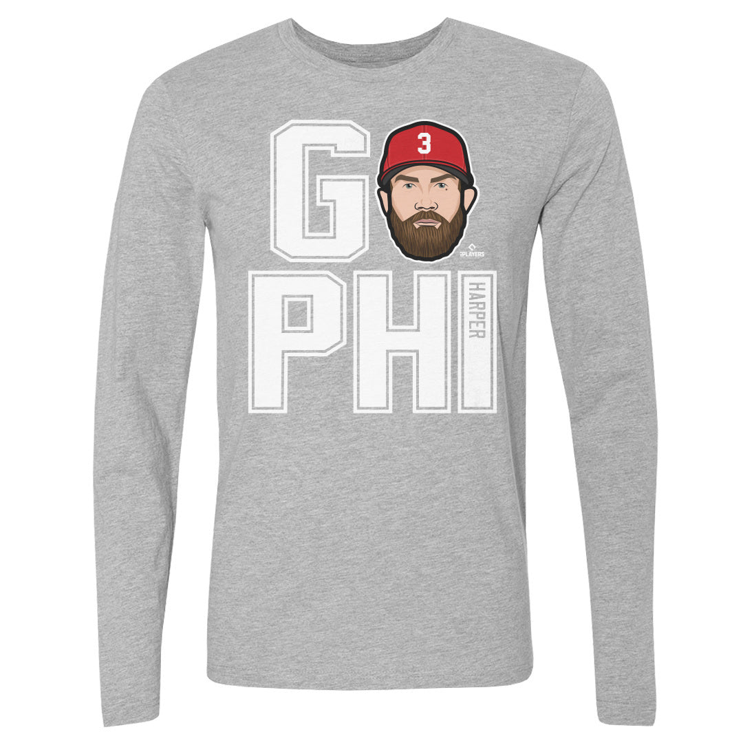Bryce Harper Men's Long Sleeve T-Shirt | 500 LEVEL