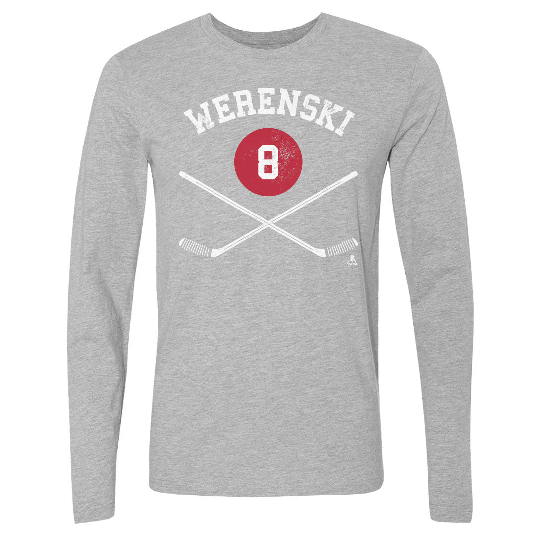 Zach Werenski Men's Long Sleeve T-Shirt | 500 LEVEL