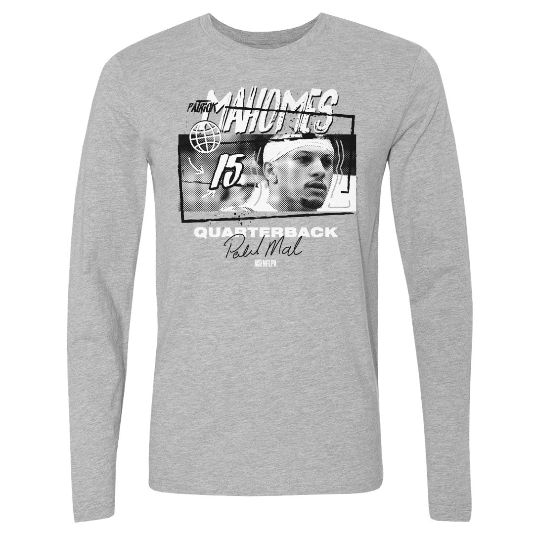 Patrick Mahomes Men's Long Sleeve T-Shirt | 500 LEVEL