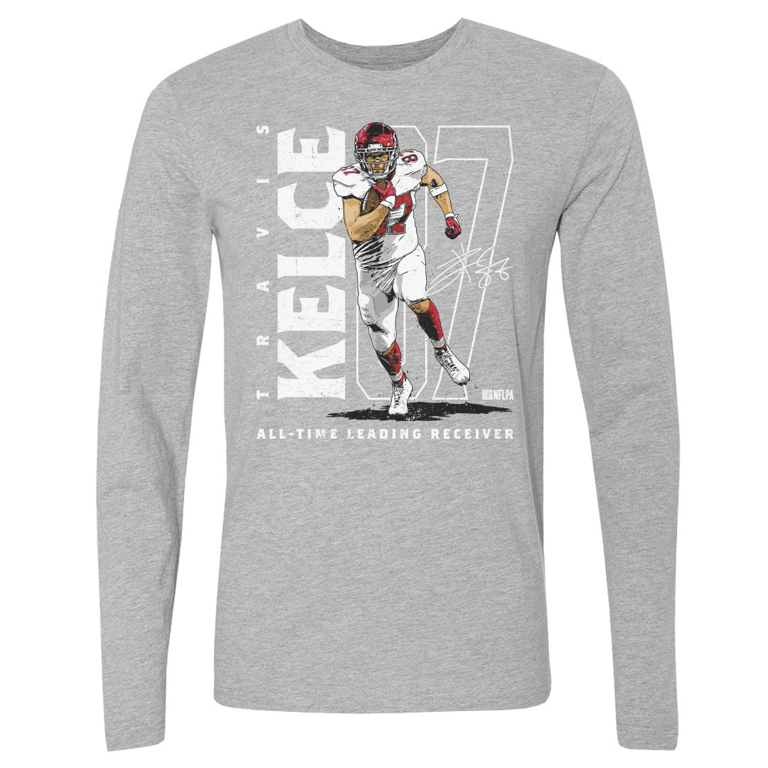 Travis Kelce Men's Long Sleeve T-Shirt | 500 LEVEL