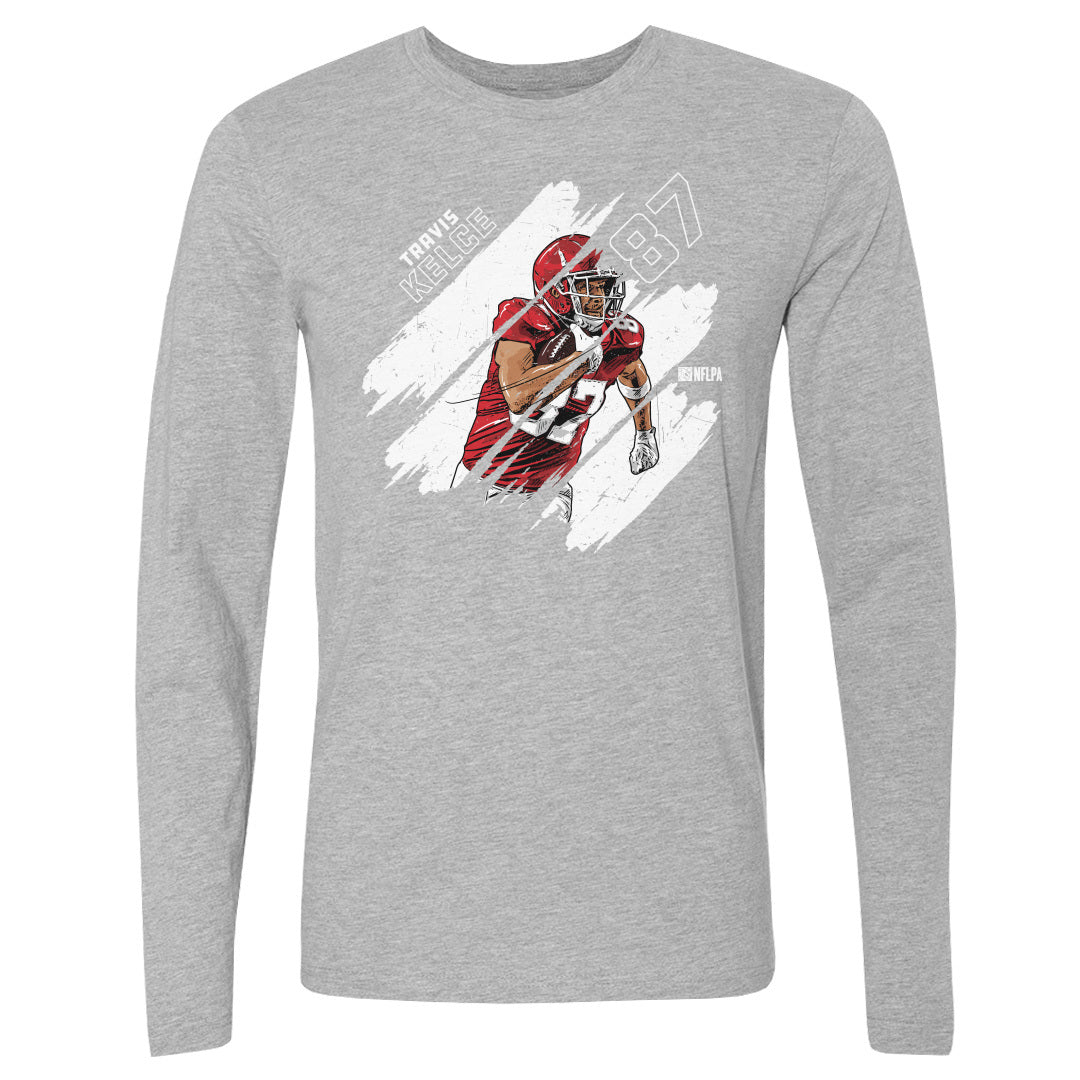 Travis Kelce Men's Long Sleeve T-Shirt | 500 LEVEL