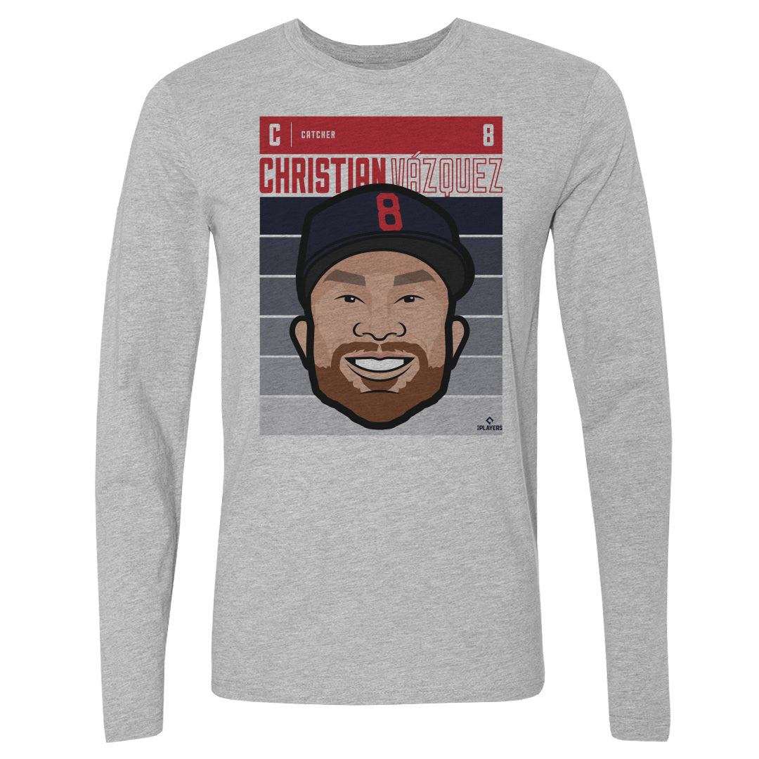 Christian Vazquez Men's Long Sleeve T-Shirt | 500 LEVEL