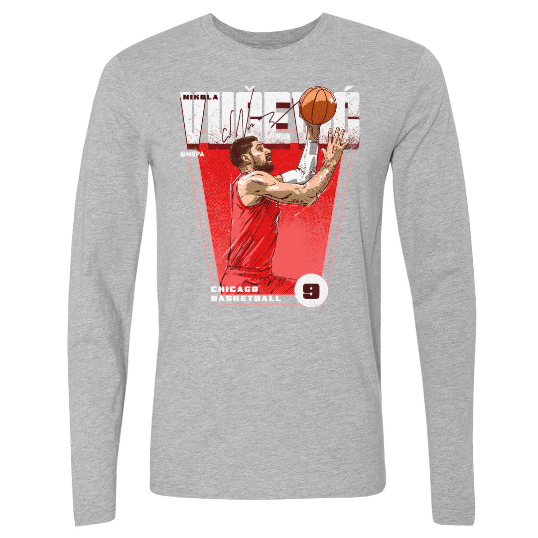 Nikola Vucevic Men's Long Sleeve T-Shirt | 500 LEVEL