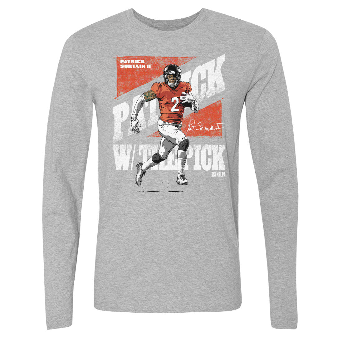 Patrick Surtain II Men's Long Sleeve T-Shirt | 500 LEVEL