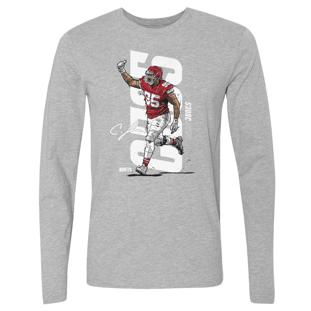 Chris Jones Men's Long Sleeve T-Shirt | 500 LEVEL