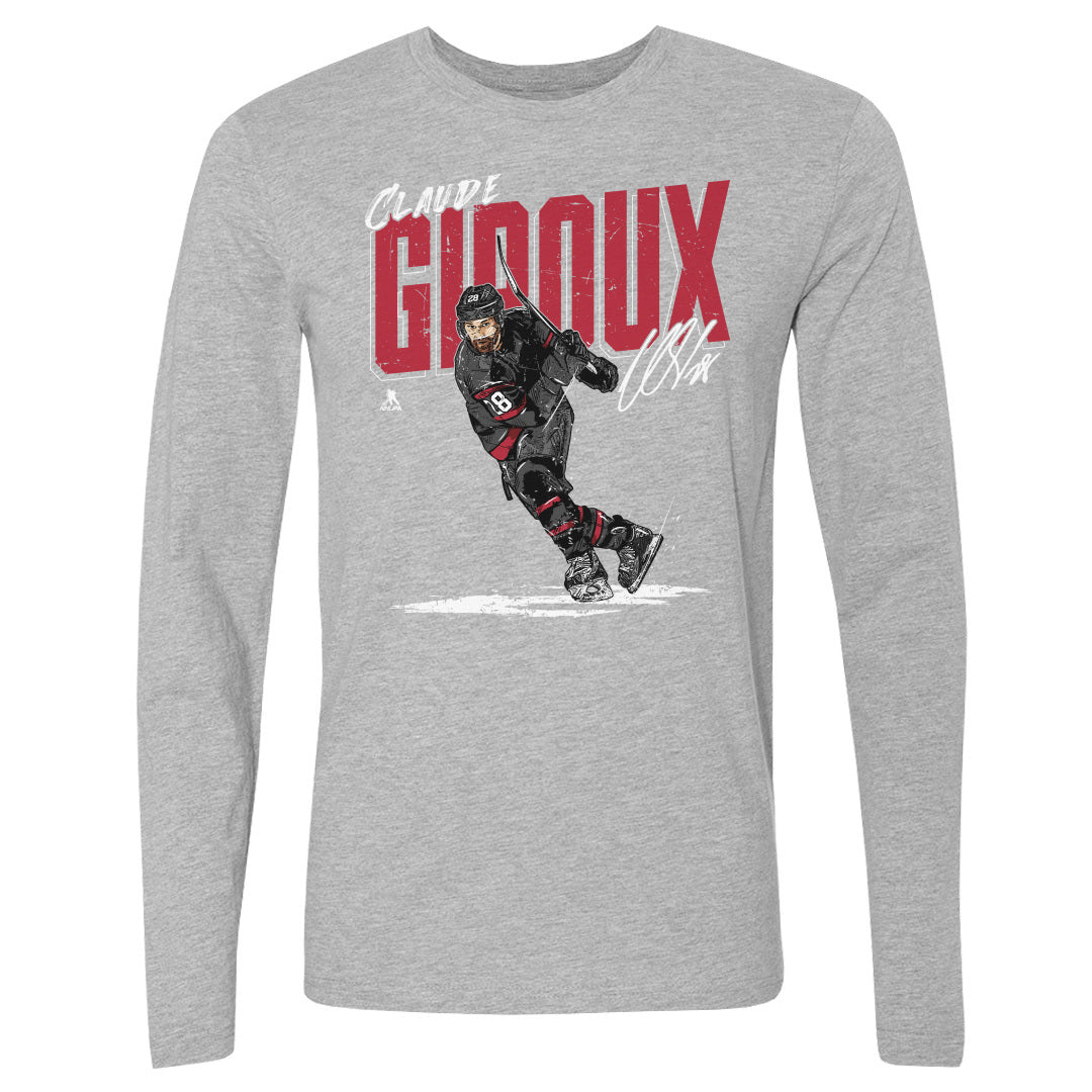 Claude Giroux Men's Long Sleeve T-Shirt | 500 LEVEL