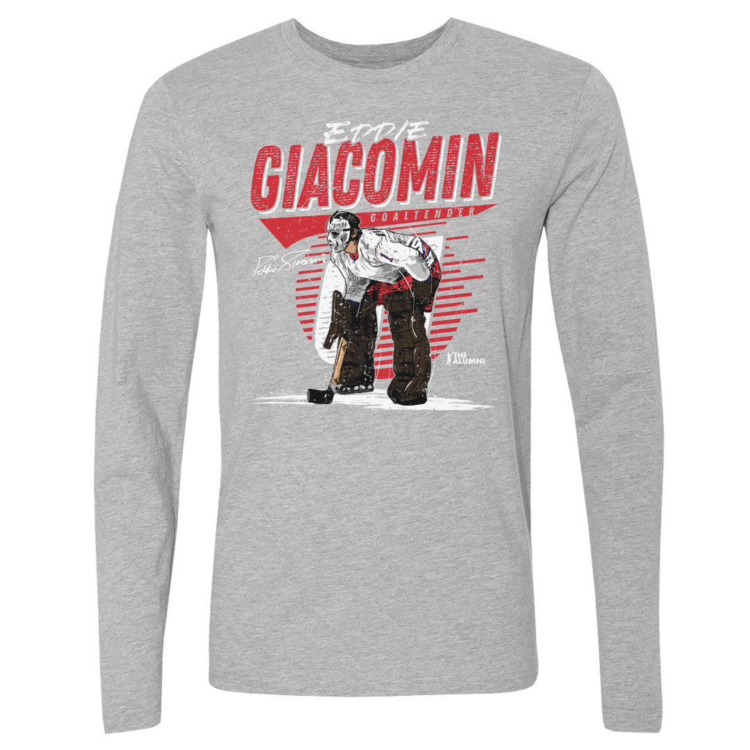Eddie Giacomin Men's Long Sleeve T-Shirt | 500 LEVEL