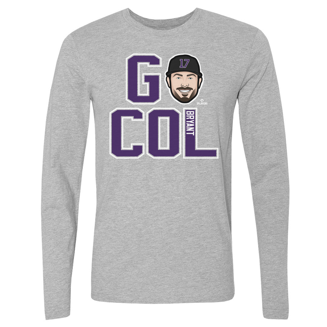 Kris Bryant Men's Long Sleeve T-Shirt | 500 LEVEL