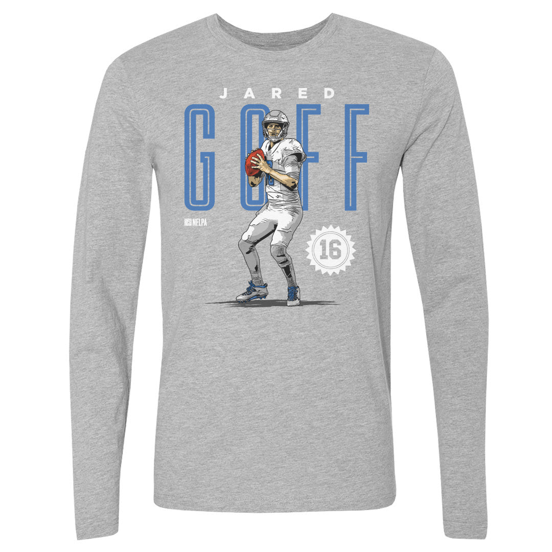 Jared Goff Men's Long Sleeve T-Shirt | 500 LEVEL