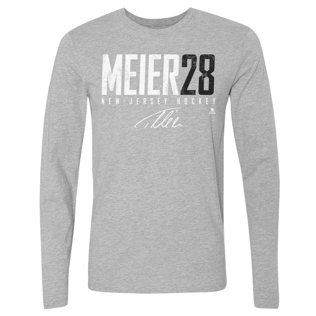 Timo Meier Men's Long Sleeve T-Shirt | 500 LEVEL