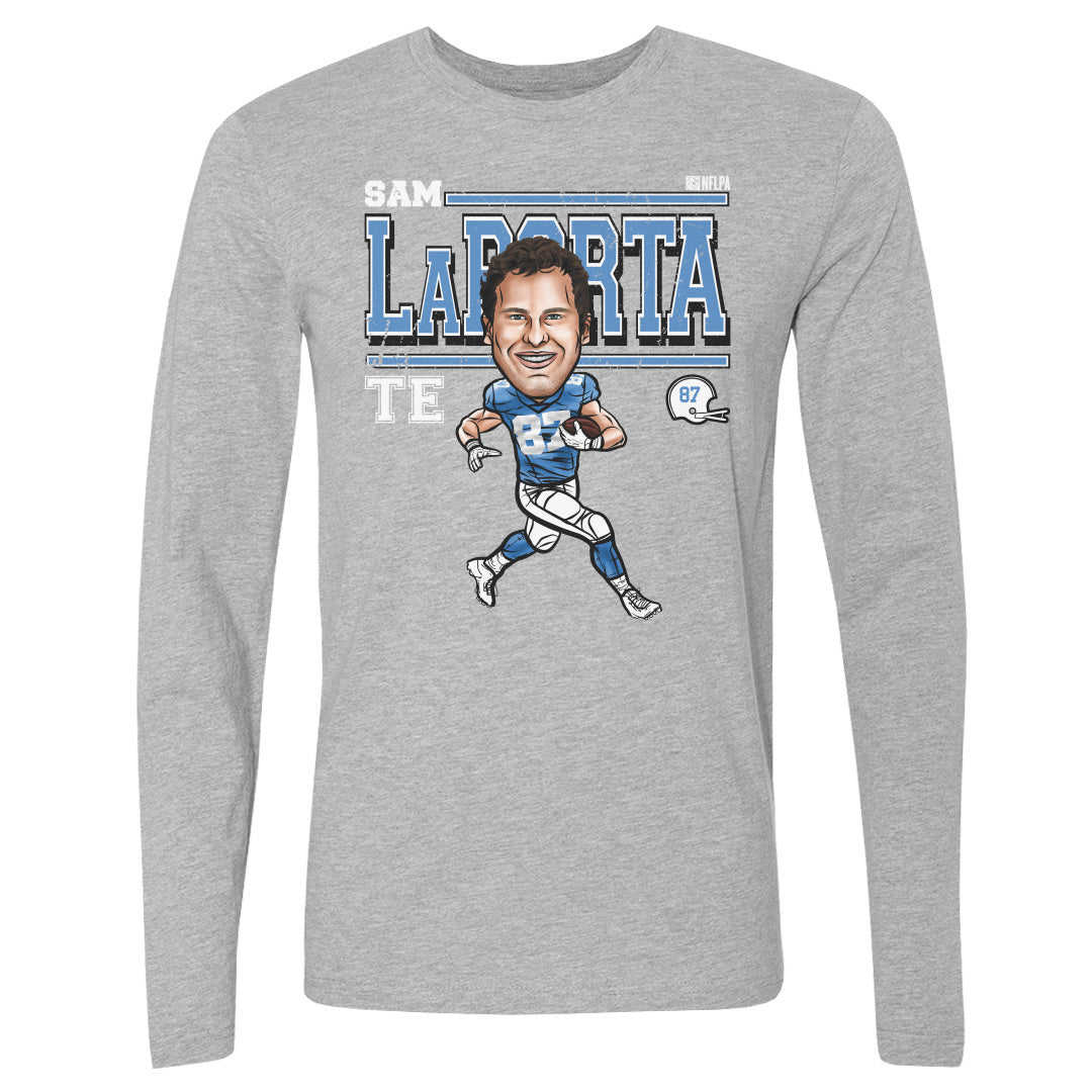 Sam LaPorta Men's Long Sleeve T-Shirt | 500 LEVEL