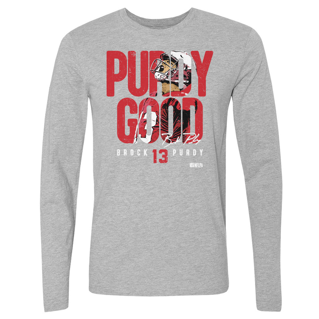 Brock Purdy Men's Long Sleeve T-Shirt | 500 LEVEL