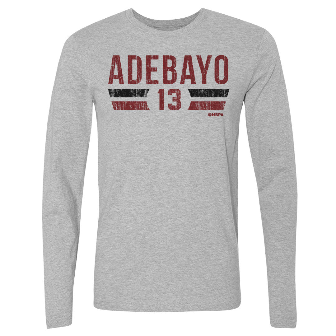 Bam Adebayo Men's Long Sleeve T-Shirt | 500 LEVEL