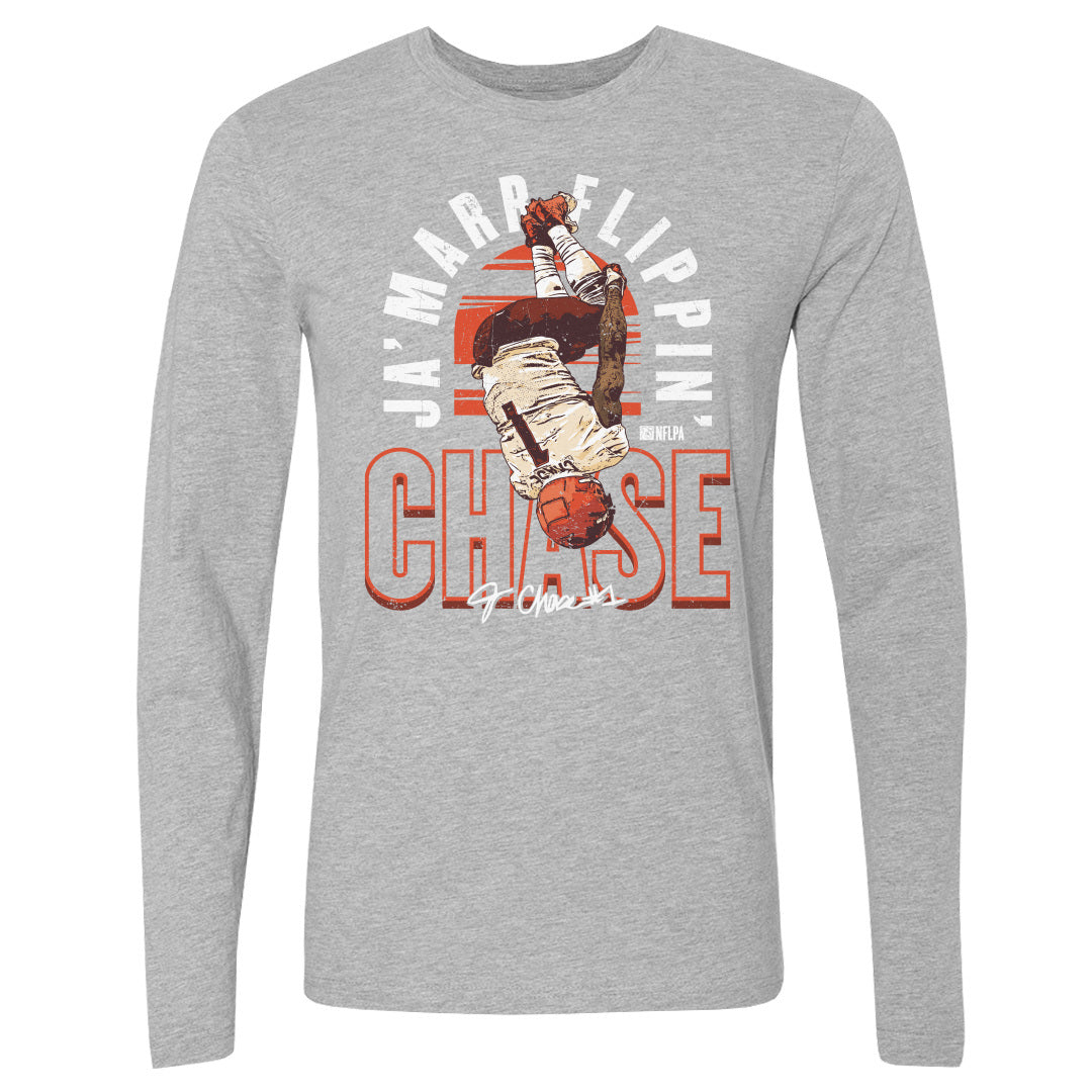 Ja'Marr Chase Men's Long Sleeve T-Shirt | 500 LEVEL