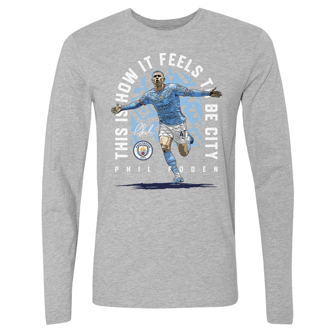 Phil Foden Men's Long Sleeve T-Shirt | 500 LEVEL