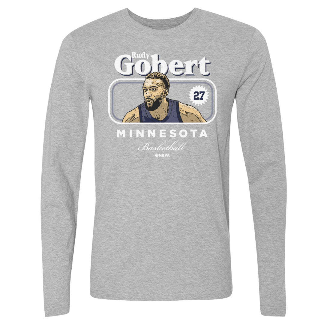Rudy Gobert Men's Long Sleeve T-Shirt | 500 LEVEL