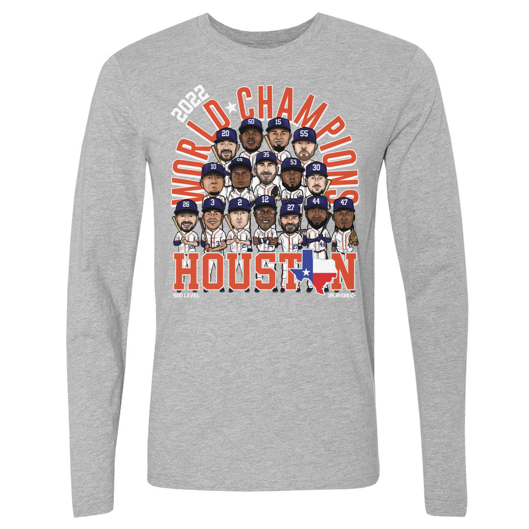 Houston Men's Long Sleeve T-Shirt | 500 LEVEL