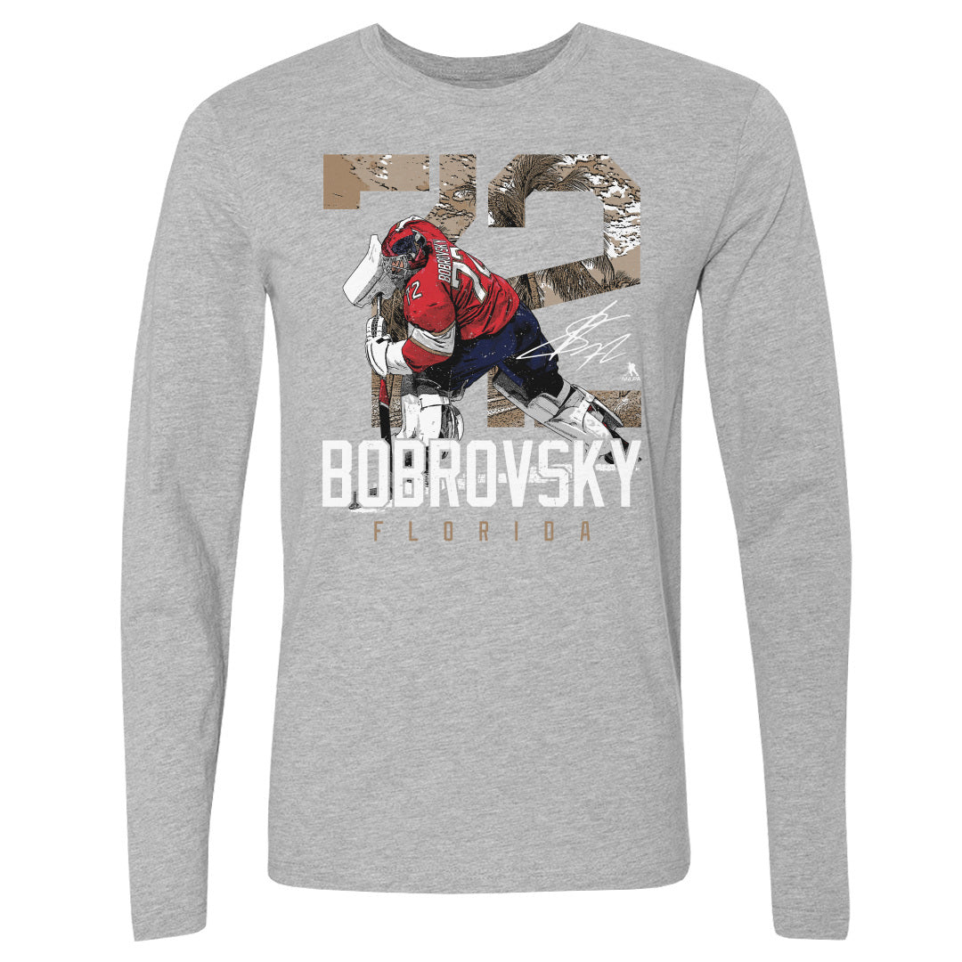 Sergei Bobrovsky Men's Long Sleeve T-Shirt | 500 LEVEL