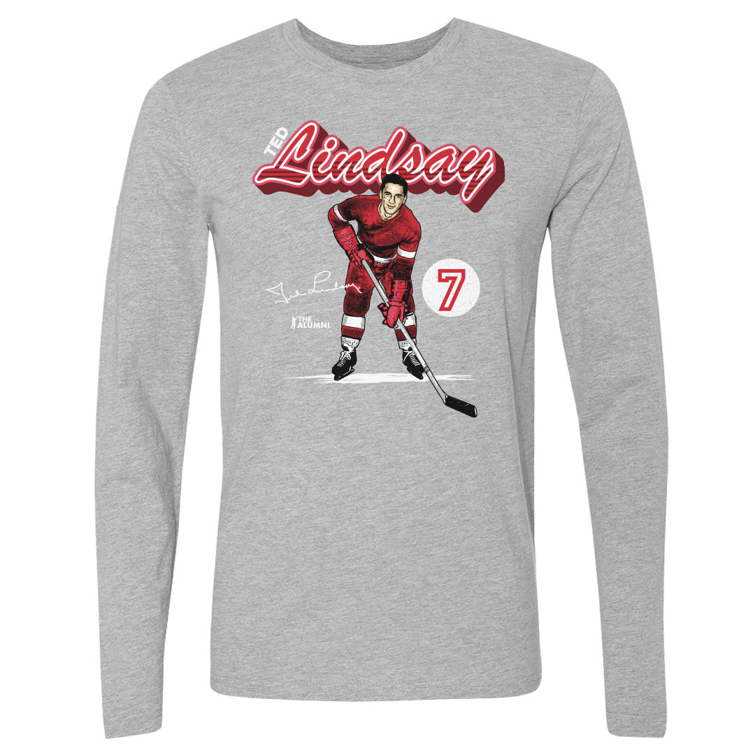 Ted Lindsay Men's Long Sleeve T-Shirt | 500 LEVEL