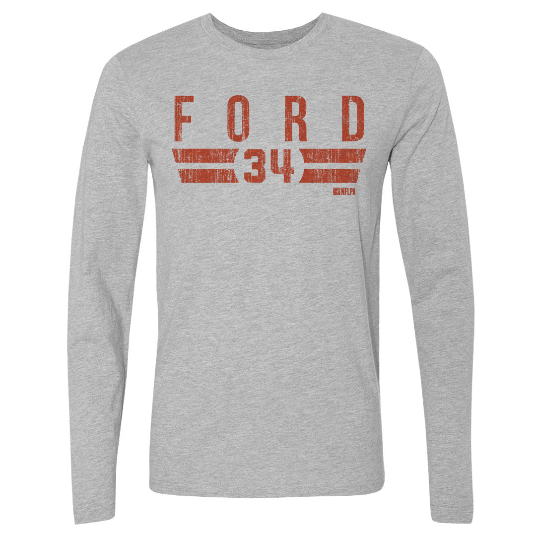 Jerome Ford Men's Long Sleeve T-Shirt | 500 LEVEL