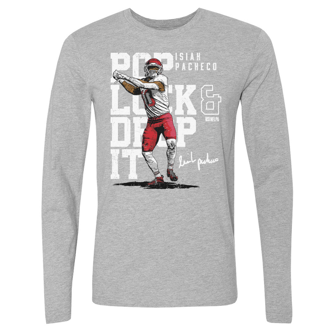 Isiah Pacheco Men's Long Sleeve T-Shirt | 500 LEVEL
