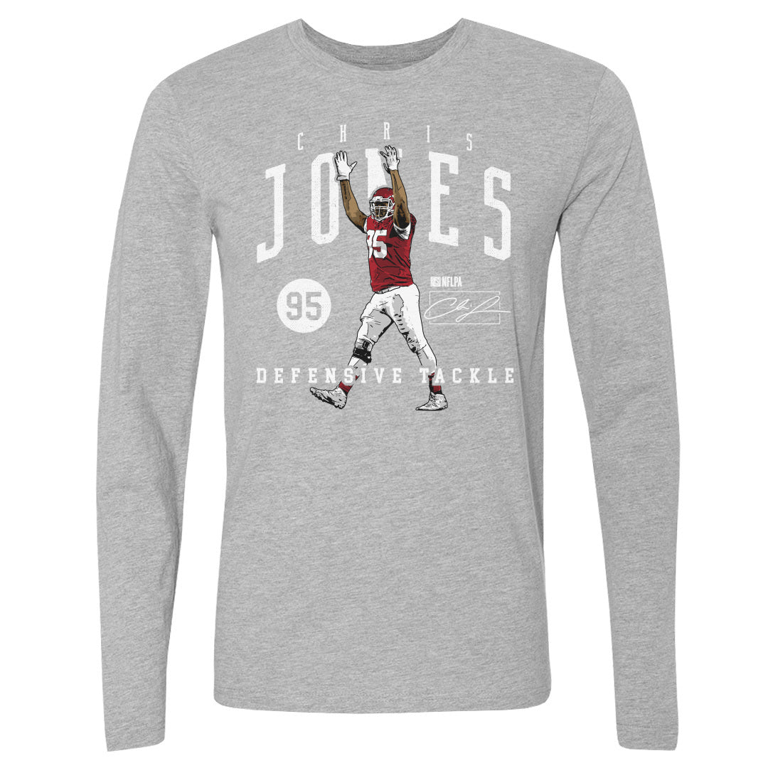 Chris Jones Men's Long Sleeve T-Shirt | 500 LEVEL
