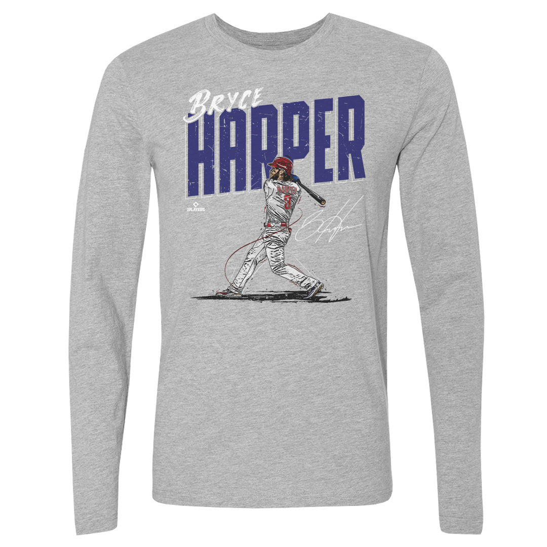 Bryce Harper Men's Long Sleeve T-Shirt | 500 LEVEL