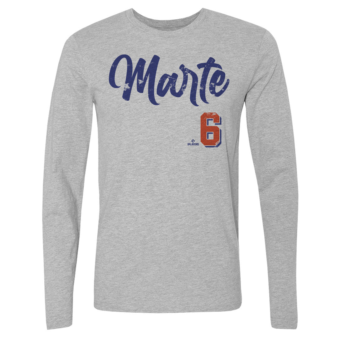 Starling Marte Men's Long Sleeve T-Shirt | 500 LEVEL
