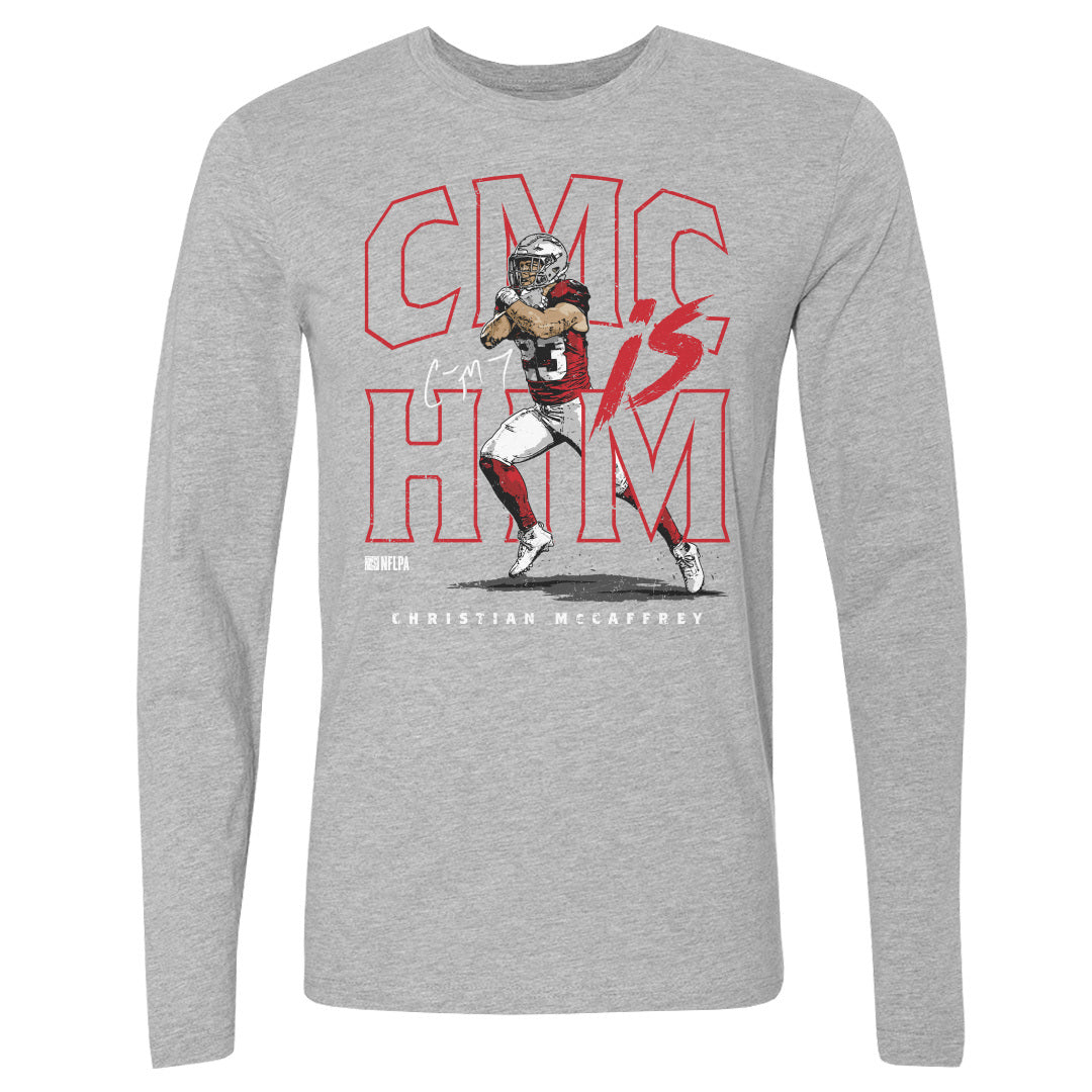 Christian McCaffrey Men's Long Sleeve T-Shirt | 500 LEVEL