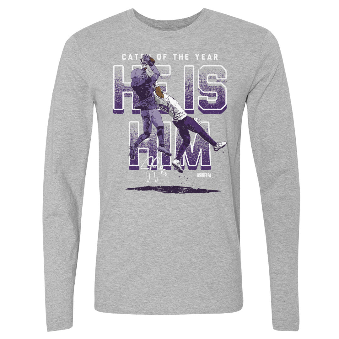 Justin Jefferson Men's Long Sleeve T-Shirt | 500 LEVEL