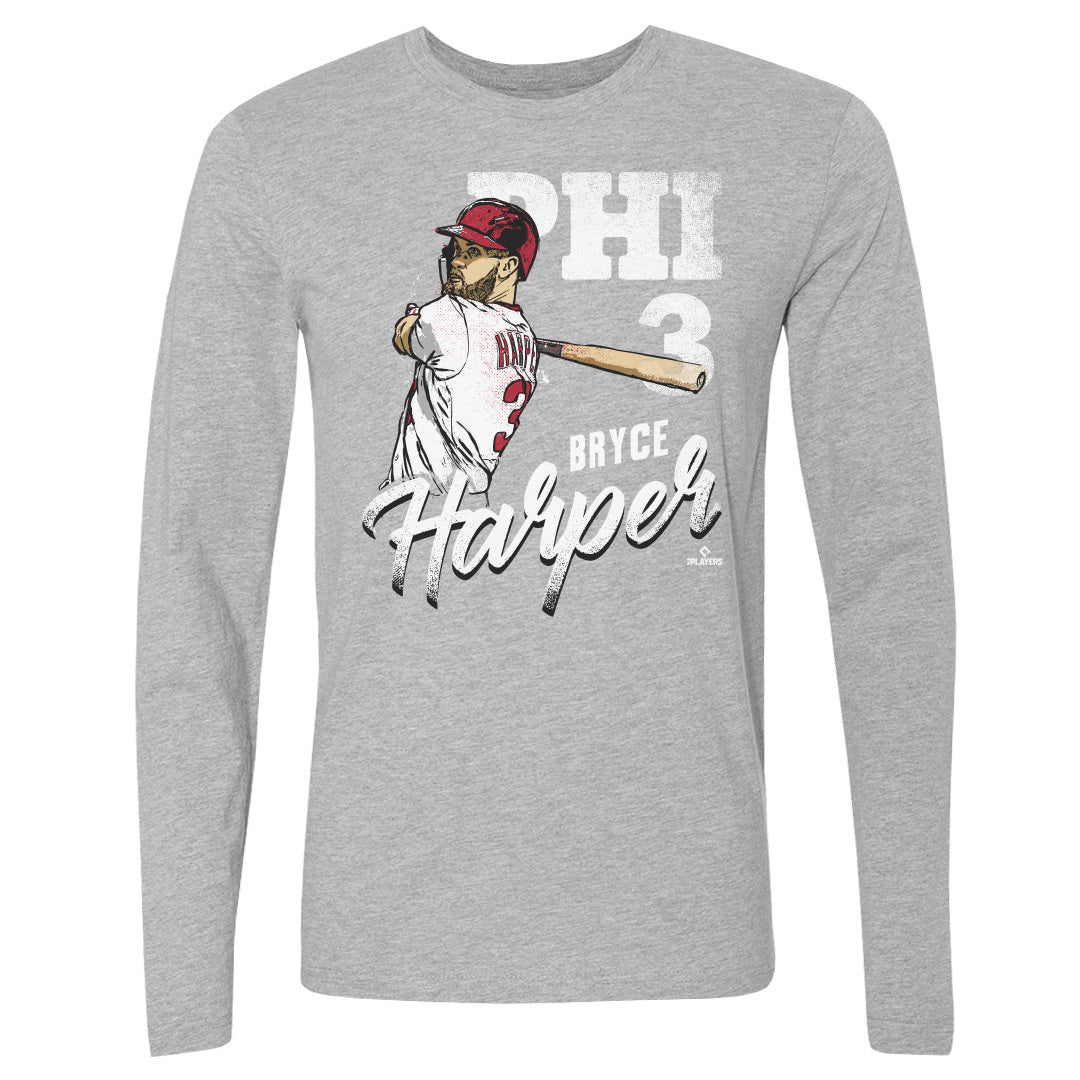 Bryce Harper Men's Long Sleeve T-Shirt | 500 LEVEL