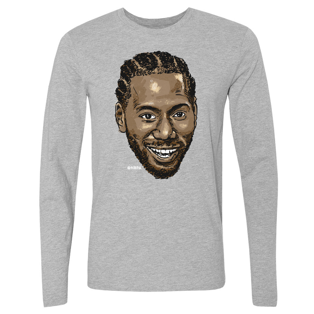 Kawhi Leonard Men's Long Sleeve T-Shirt | 500 LEVEL