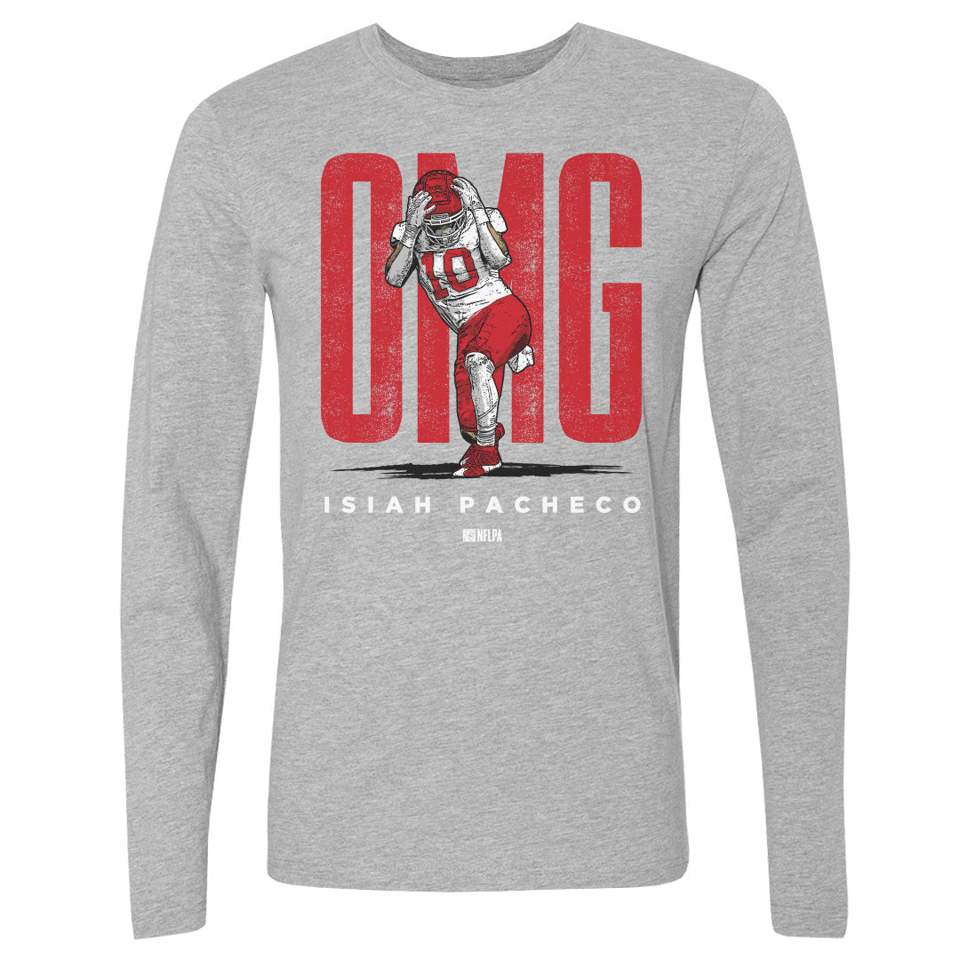 Isiah Pacheco Men's Long Sleeve T-Shirt | 500 LEVEL