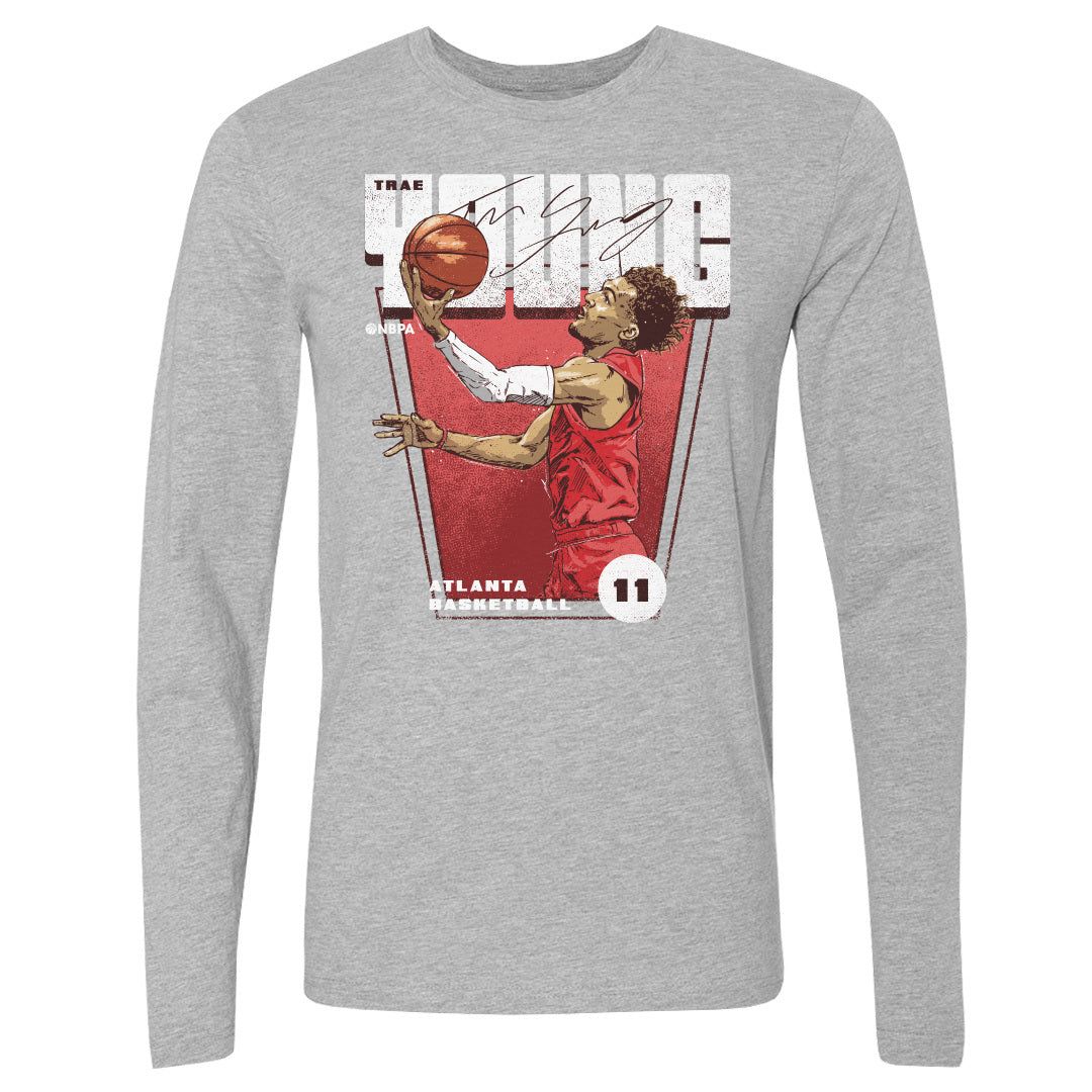 Trae Young Men's Long Sleeve T-Shirt | 500 LEVEL