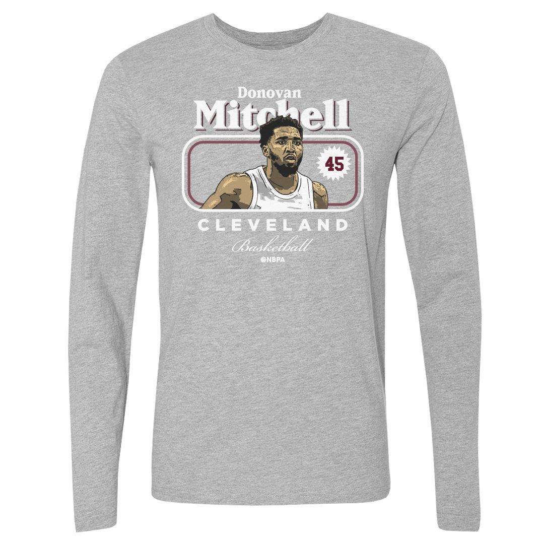 Donovan Mitchell Men's Long Sleeve T-Shirt | 500 LEVEL