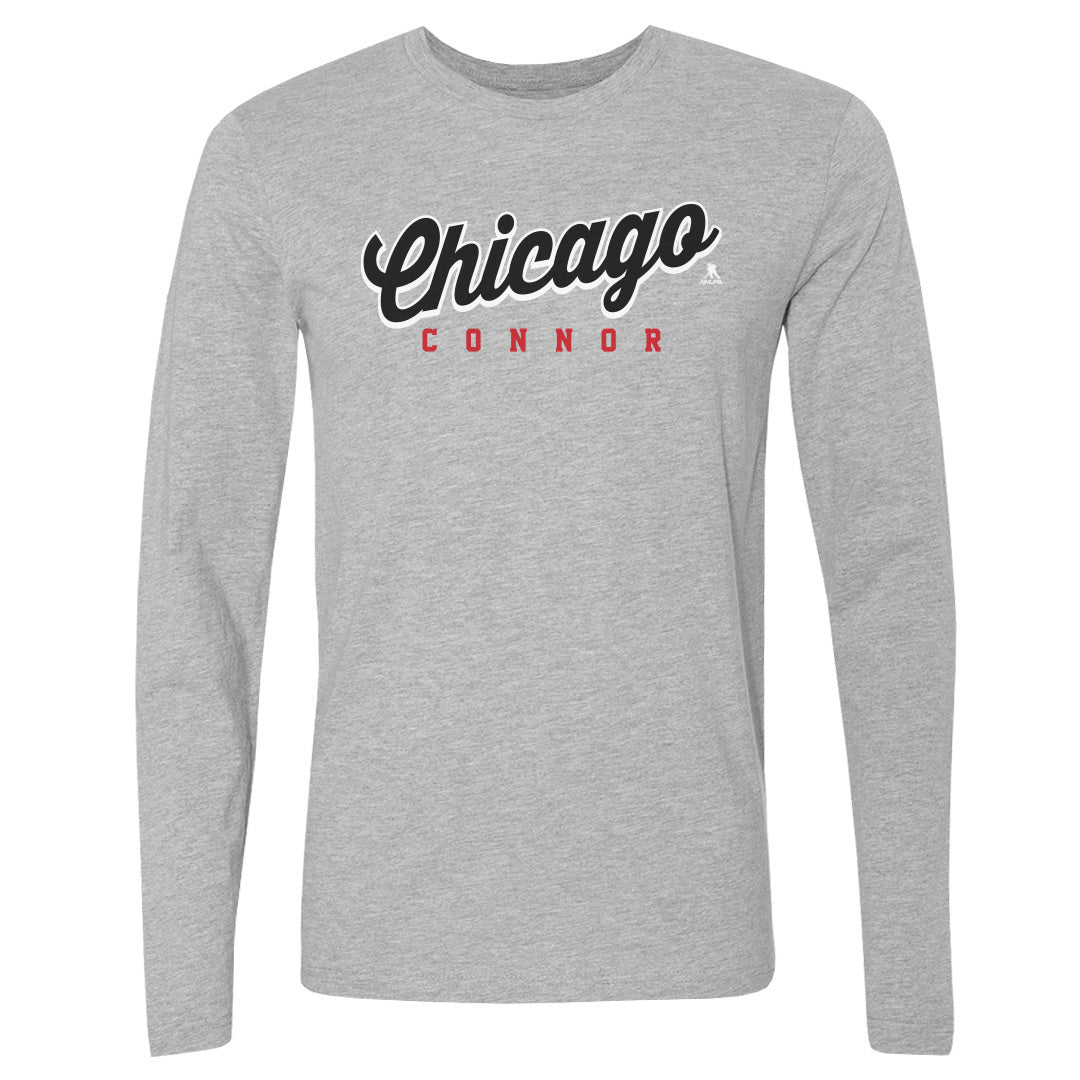 Connor Bedard Men's Long Sleeve T-Shirt | 500 LEVEL