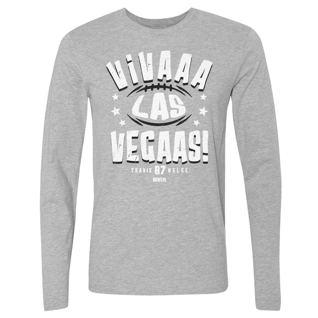 Travis Kelce Men's Long Sleeve T-Shirt | 500 LEVEL