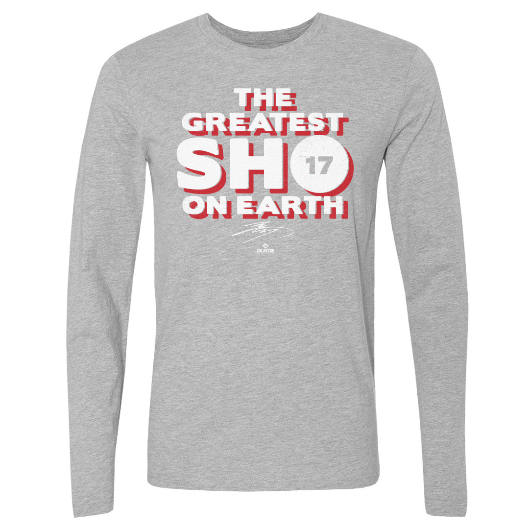 Shohei Ohtani Men's Long Sleeve T-Shirt | 500 LEVEL