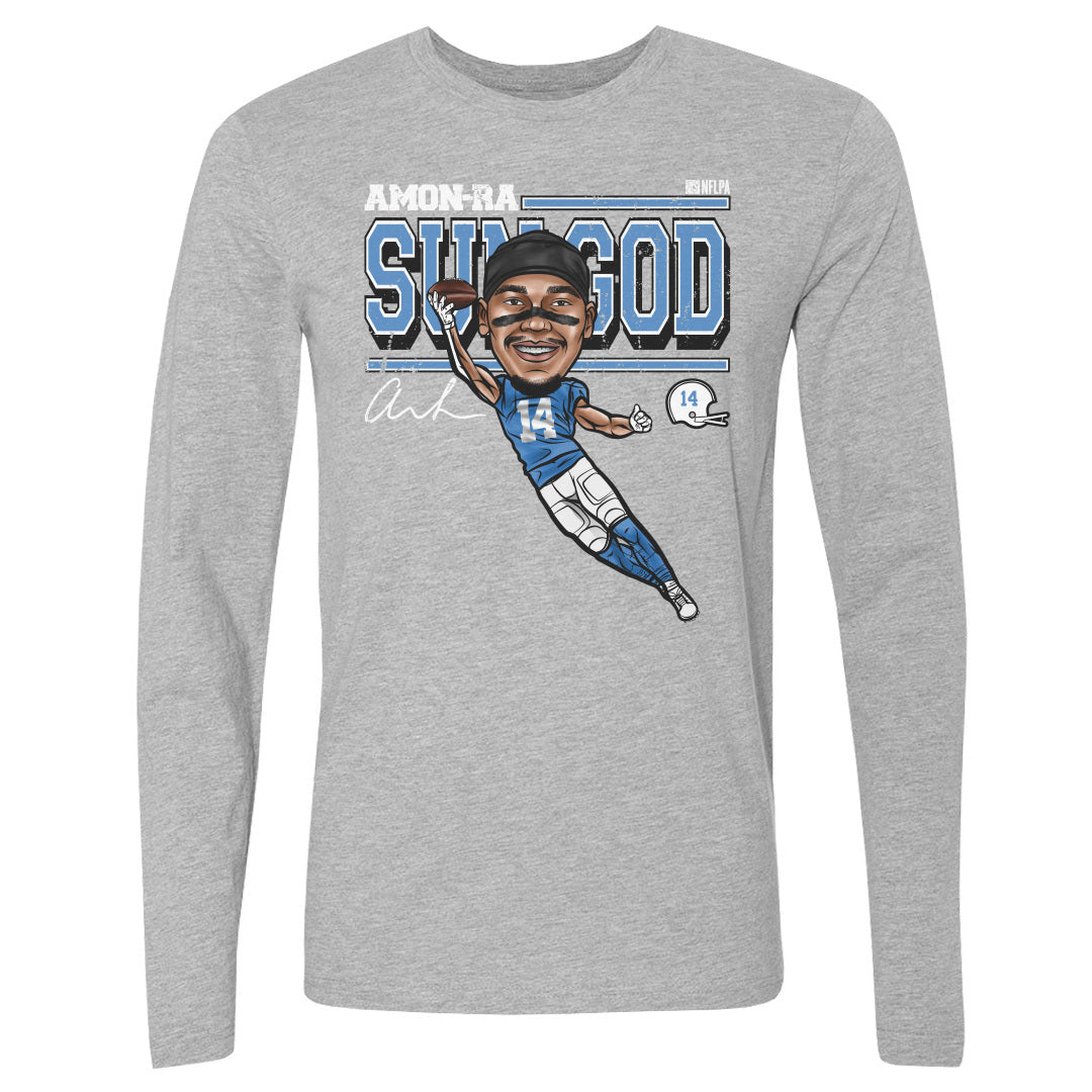 Amon-Ra St. Brown Men's Long Sleeve T-Shirt | 500 LEVEL