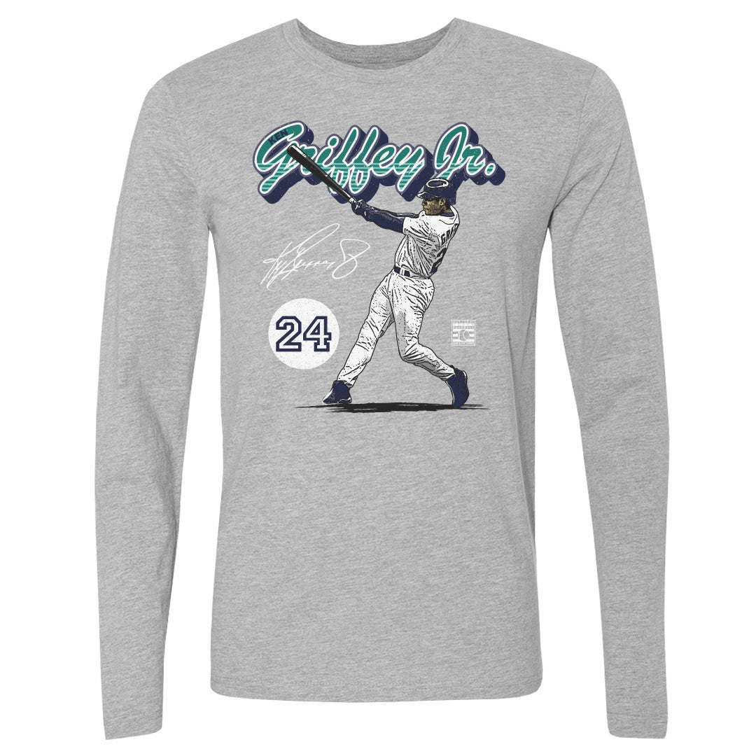 Ken Griffey Jr. Men's Long Sleeve T-Shirt | 500 LEVEL