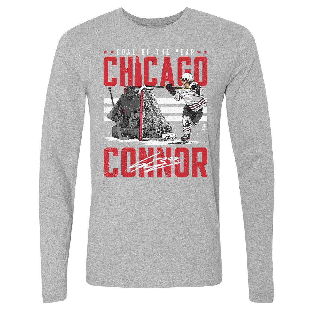 Connor Bedard Men's Long Sleeve T-Shirt | 500 LEVEL