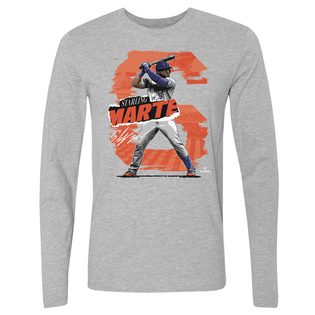 Starling Marte Men's Long Sleeve T-Shirt | 500 LEVEL