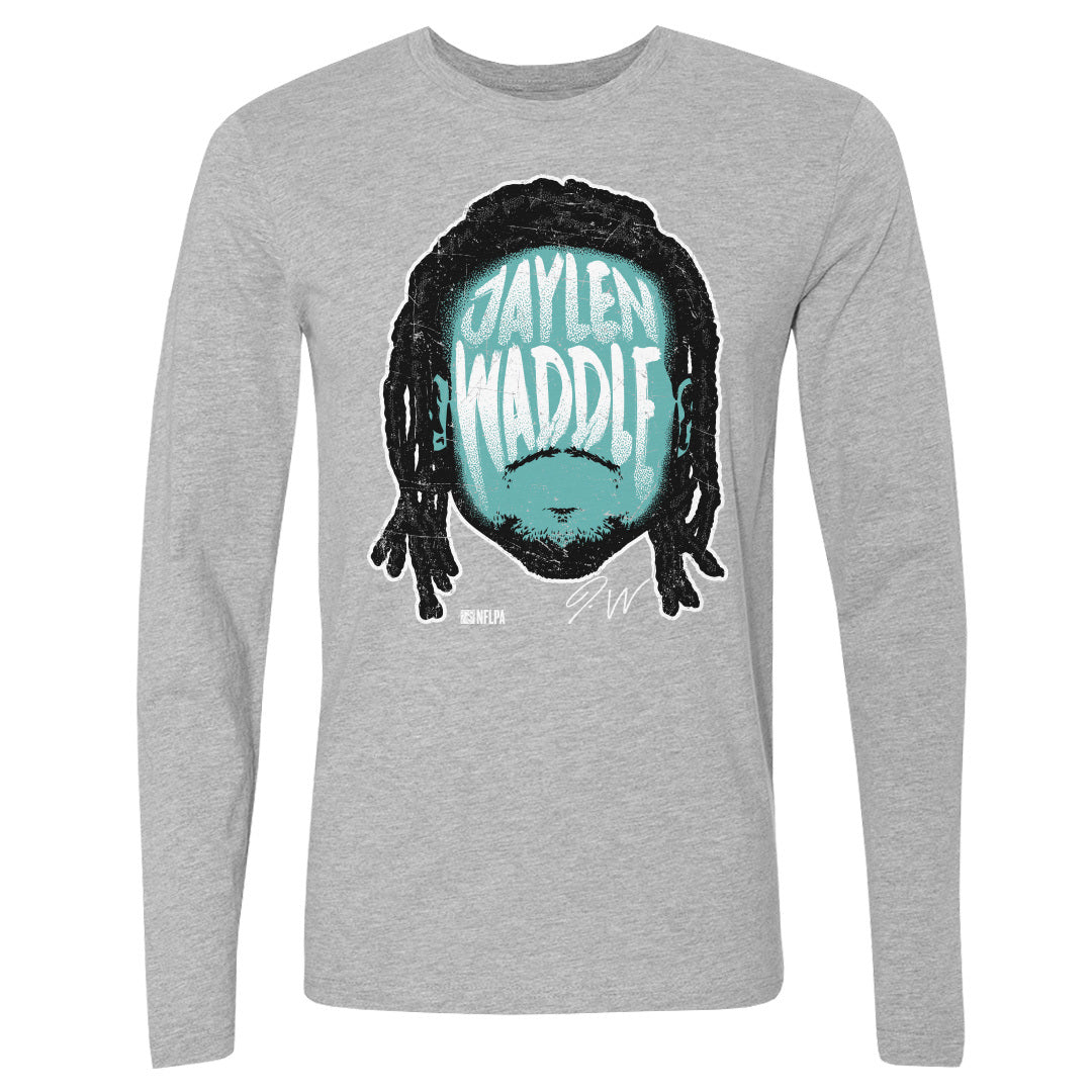 Jaylen Waddle Men's Long Sleeve T-Shirt | 500 LEVEL