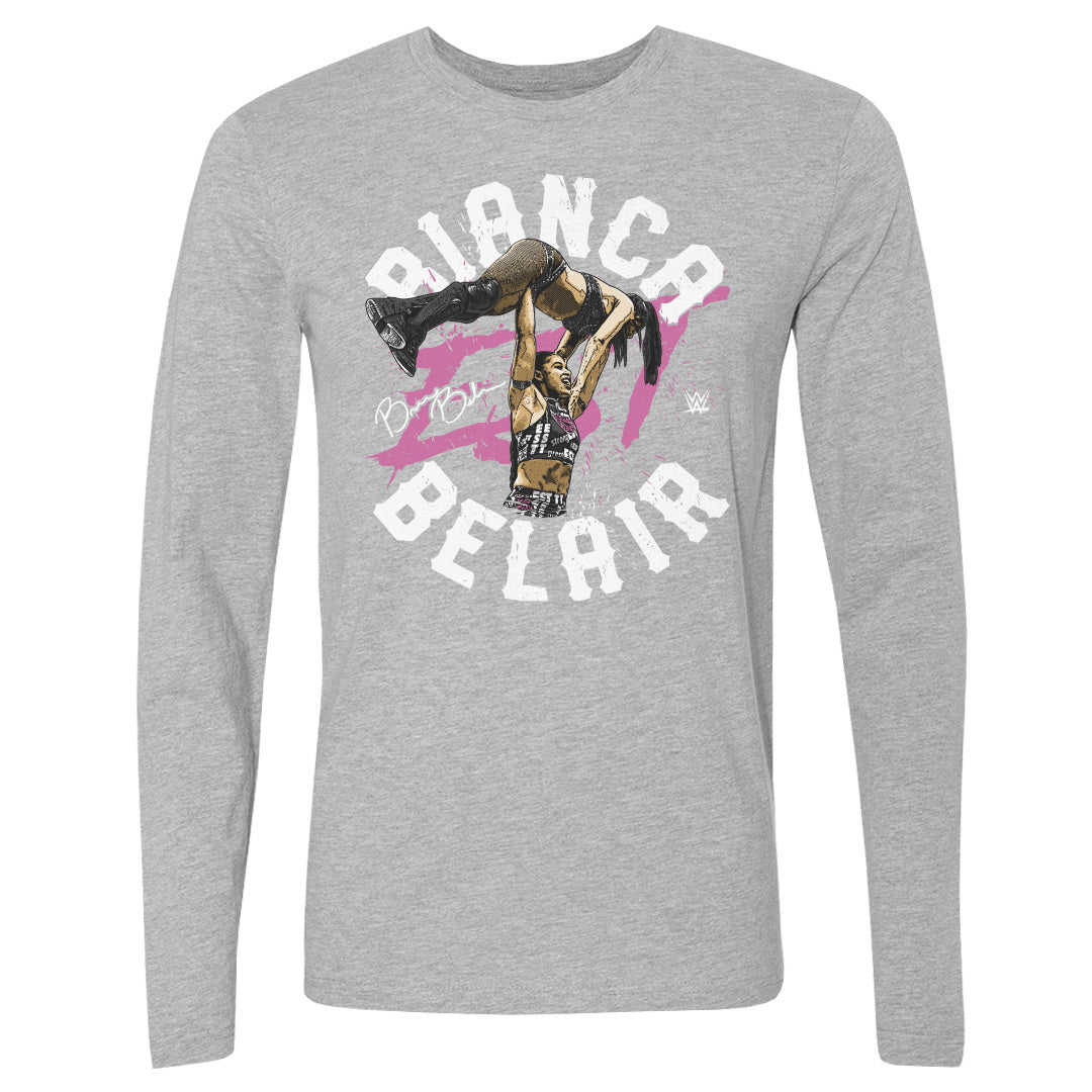 Bianca Belair Men's Long Sleeve T-Shirt | 500 LEVEL