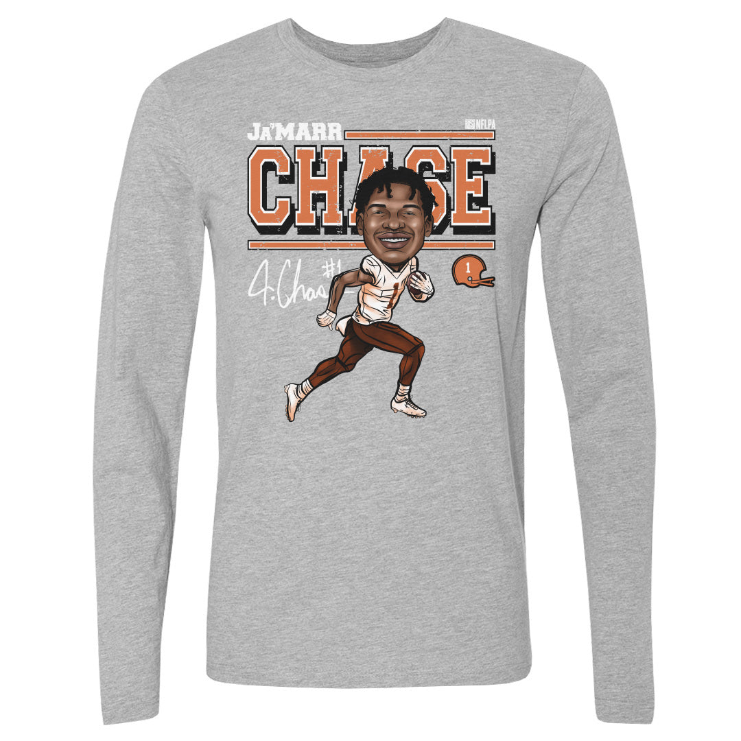 Ja'Marr Chase Men's Long Sleeve T-Shirt | 500 LEVEL
