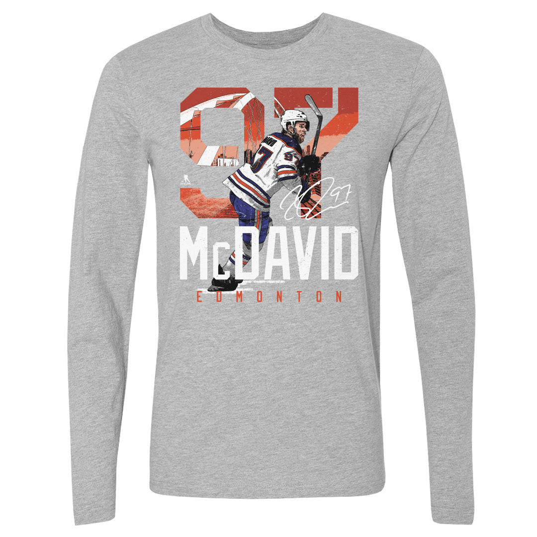 Connor McDavid Men's Long Sleeve T-Shirt | 500 LEVEL