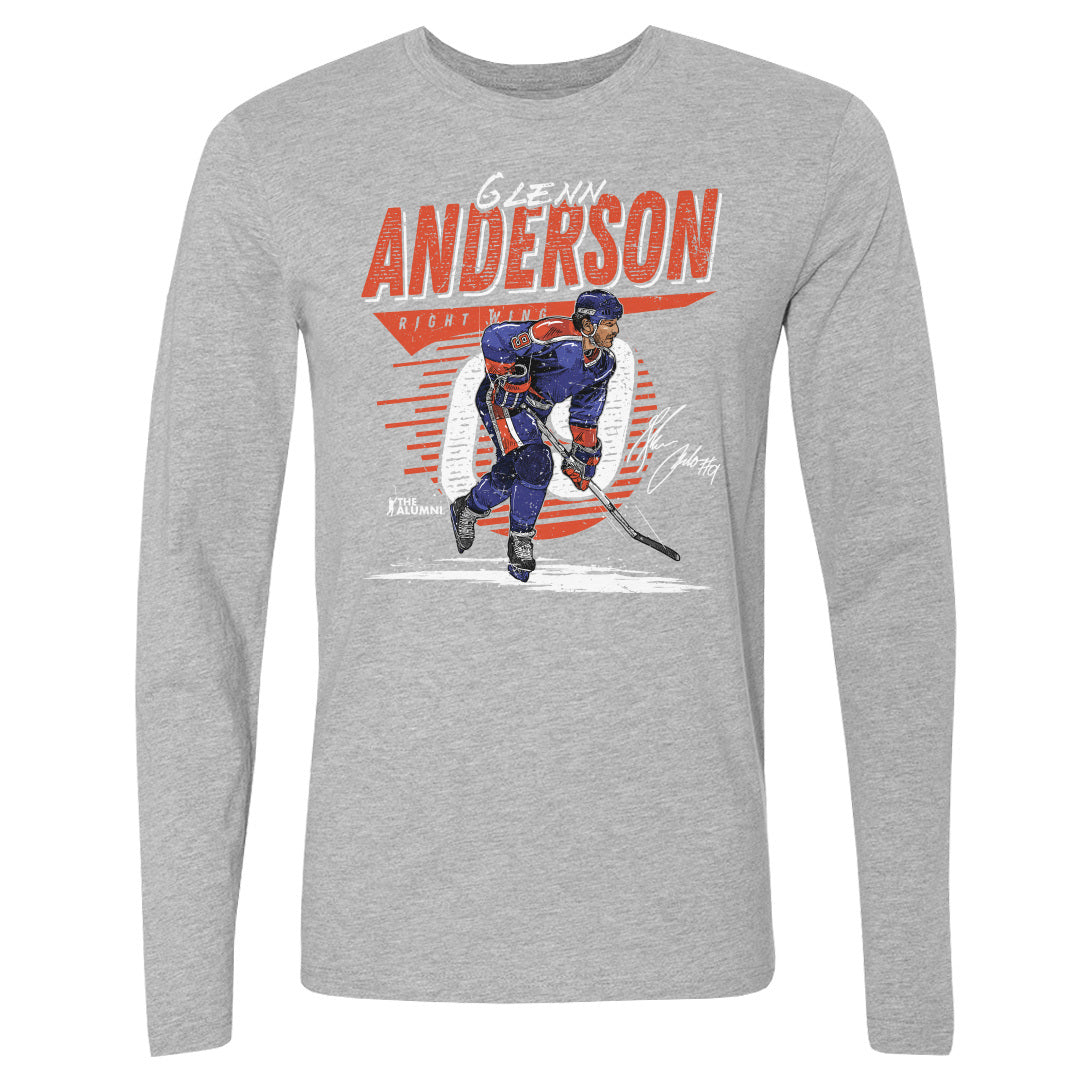 Glenn Anderson Men's Long Sleeve T-Shirt | 500 LEVEL